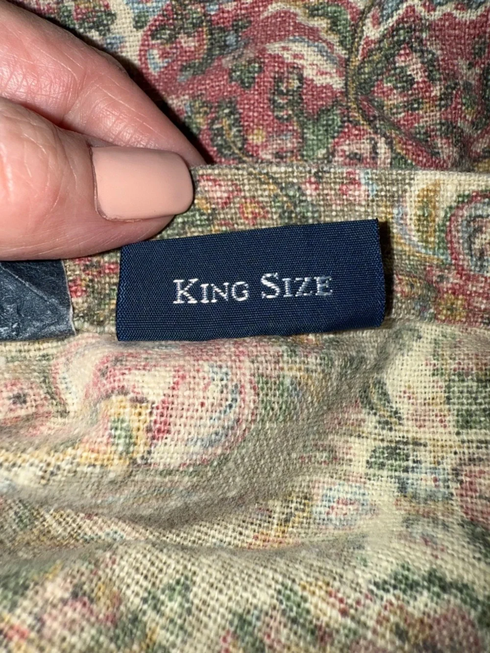 VTG Ralph Lauren Hearthside King Duvet Cover